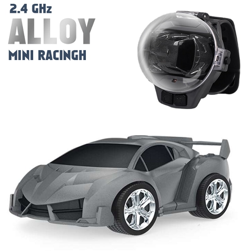 Mini Watch Car Parent Child Interaction Remote Control Car Electric Alloy Childrens Watch Racing To 15