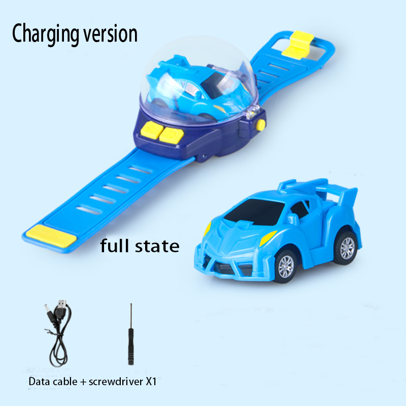 Mini Watch Car Parent Child Interaction Remote Control Car Electric Alloy Childrens Watch Racing To 16