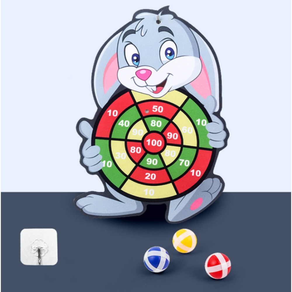 Sticky Ball Board Target, Cartoon Throw Ball, Educational Christmas Gift for Children