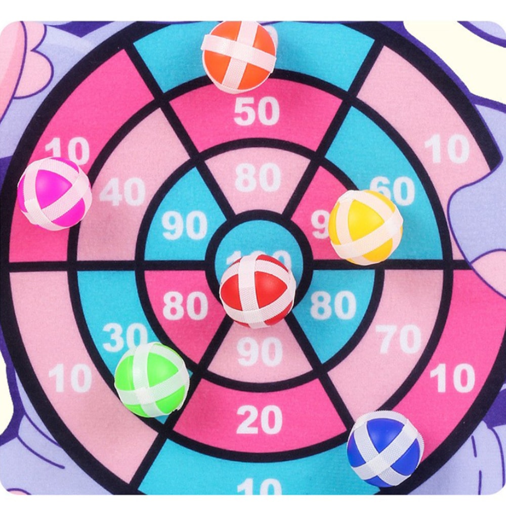 Sticky Ball Board Target, Cartoon Throw Ball, Educational Christmas Gift for Children