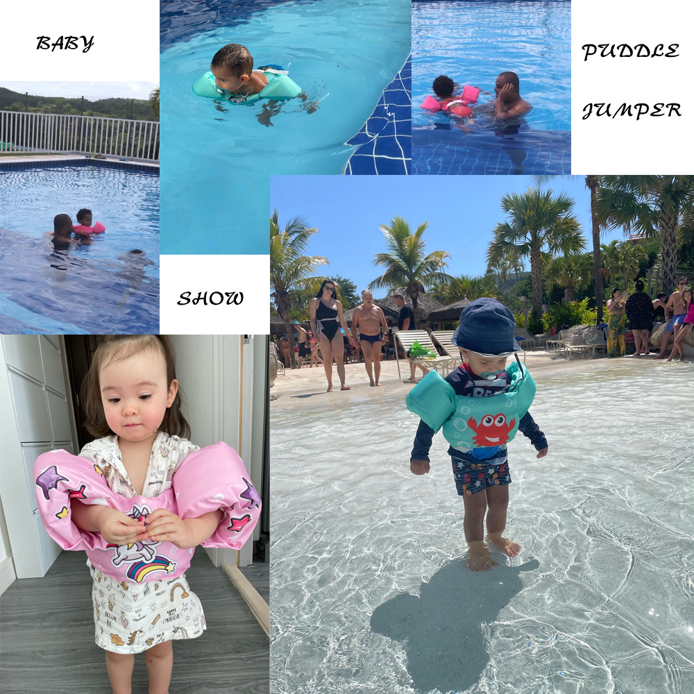 Baby Cartoon Water Sleeve Foam Childrens Life Jacket Swim Arm Ring Floating Ring Safety Buoyancy Ve 2