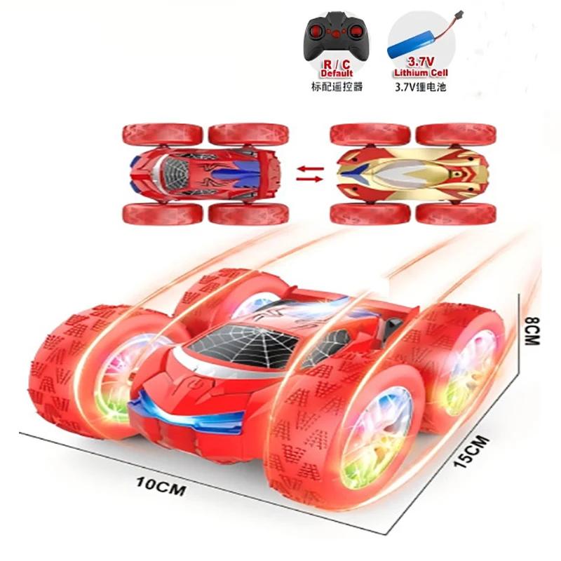 Four Wheel Drive RC Spider Trick HighSpeed Spinning Toy Car Anti Fall DoubleSided Lights For Kids 5