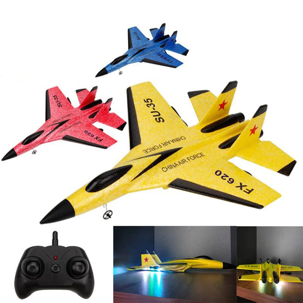 RC Foam Aircraft Plane Glider Remote Control Fighter Boys Toys For Children 0