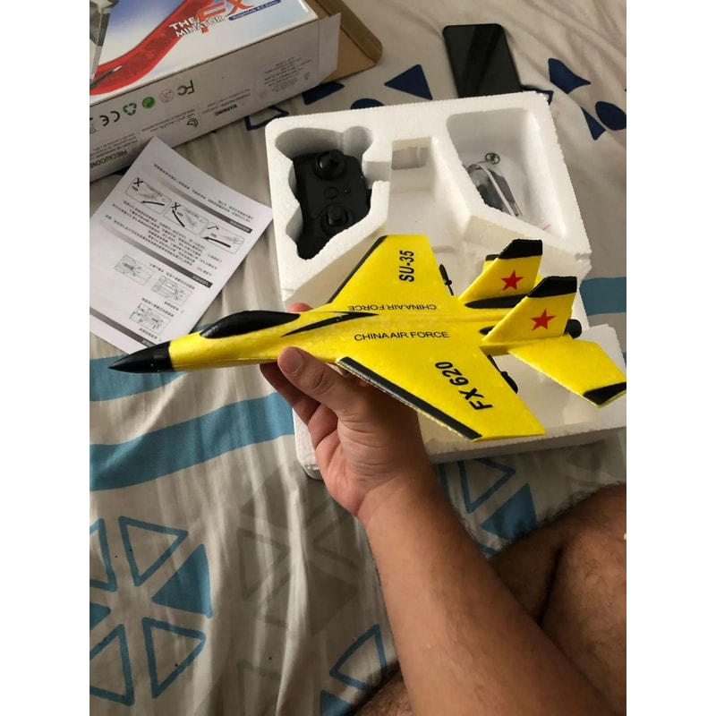 RC Foam Aircraft Plane Glider Remote Control Fighter Boys Toys For Children 9