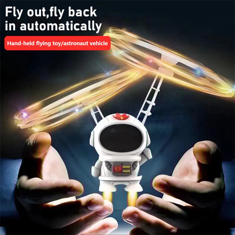 Colorful Night Light Helicopter Luminous Mini Induction Flying Toy USB Charging Robot Gift 0