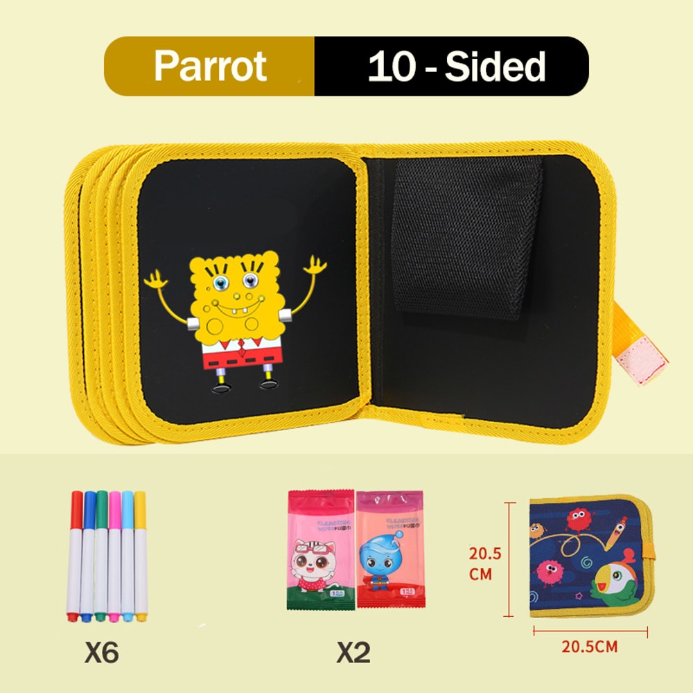 Reusable Drawing Pads Childrens Erasable Doodle Book Watercolor Coloring Toy Gift 18