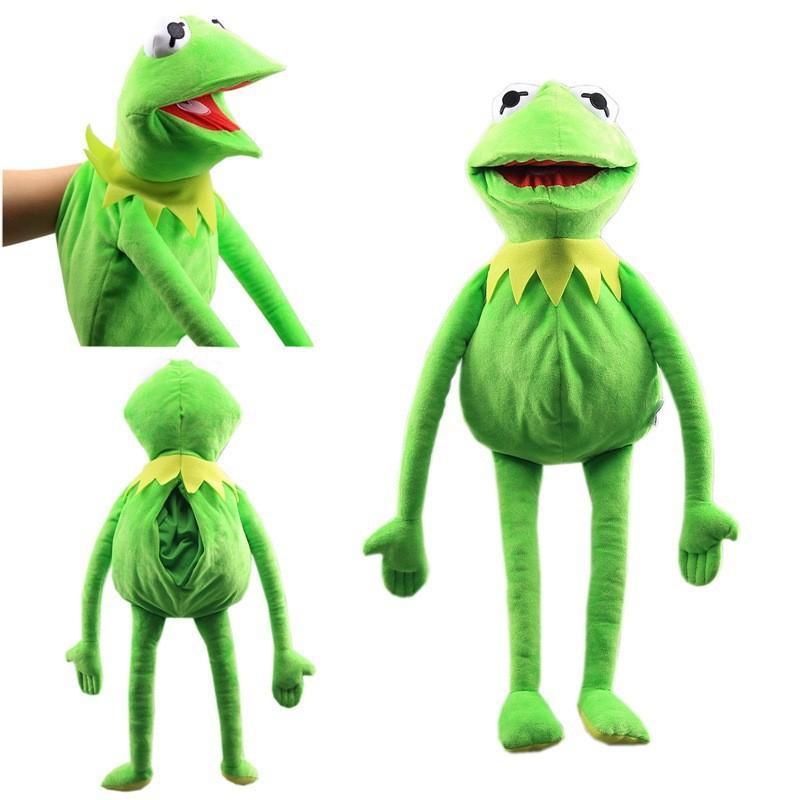 Soft Plush Frog Doll Animal Puppet Toy For Kids Baby Christmas New Year Gift 0