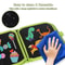 Portable Kids Cartoon Drawing Board Magic Blackboard Coloring Pen Reusable Paint Book Set For Early 4