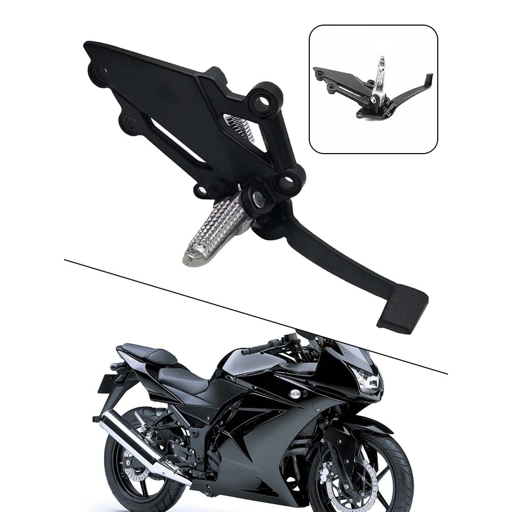 Motorcycle Foot Peg Bracket Brake Pedal Lever Assembly For EX Models 3