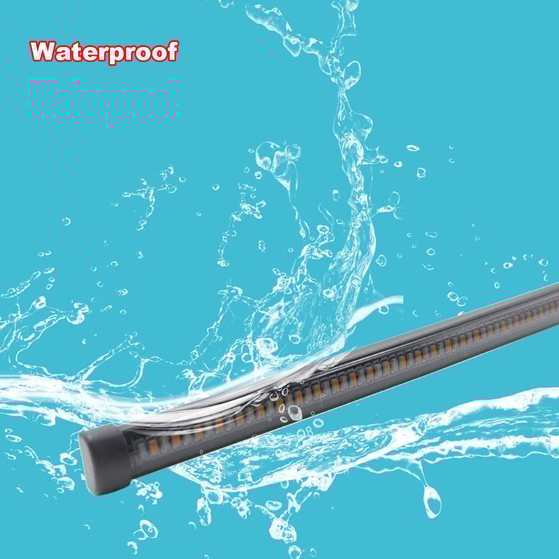 Motorcycle Stop Light LED Strip Start Scan Flexible LED Tail Light For Motorcycles 3