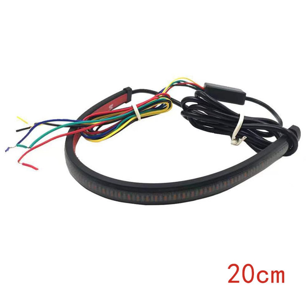 Motorcycle Stop Light LED Strip Start Scan Flexible LED Tail Light For Motorcycles 6