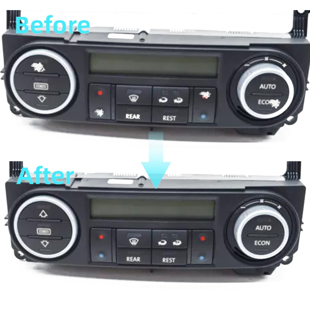 Clima Worn Knob Switch Accessories, Car Air Conditioner Switch Button Repair Sticker