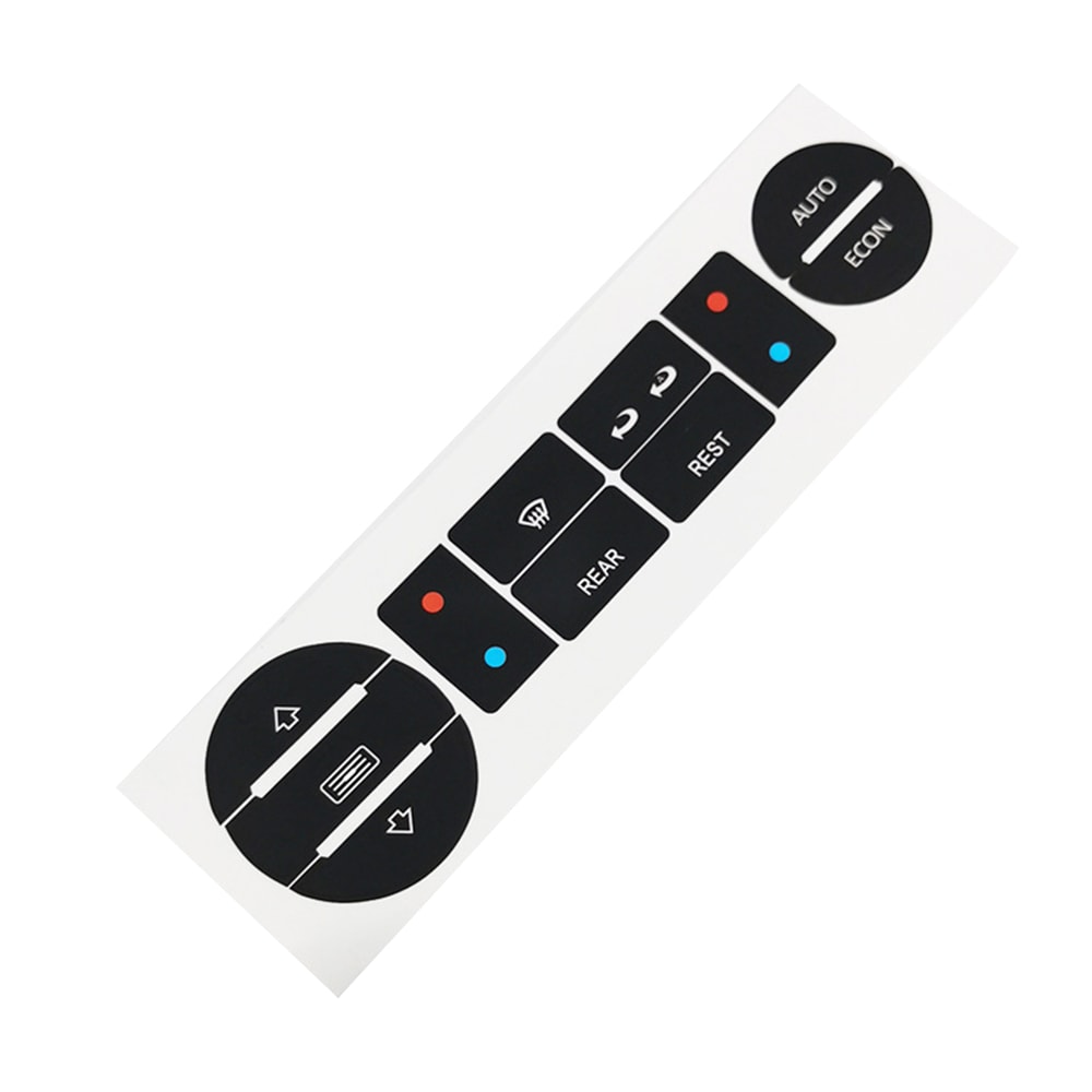 Clima Worn Knob Switch Accessories, Car Air Conditioner Switch Button Repair Sticker