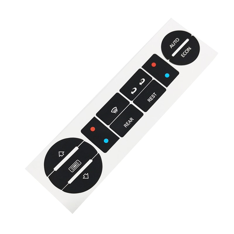 Clima Worn Knob Switch Accessories, Car Air Conditioner Switch Button Repair Sticker