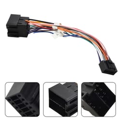 universal car iso cable adapter male plug to female connector wiring for auto radio stereo accessory