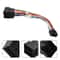 Universal Car ISO Cable Adapter Male Plug To Female Connector Wiring For Auto Radio Stereo Accessor 0
