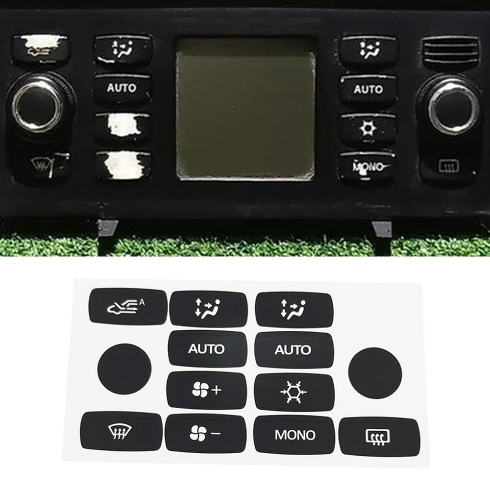 Repair Worn Button Knob Fiat Croma Clima Panel Stickers Decals Automotive Interior Accessories 0