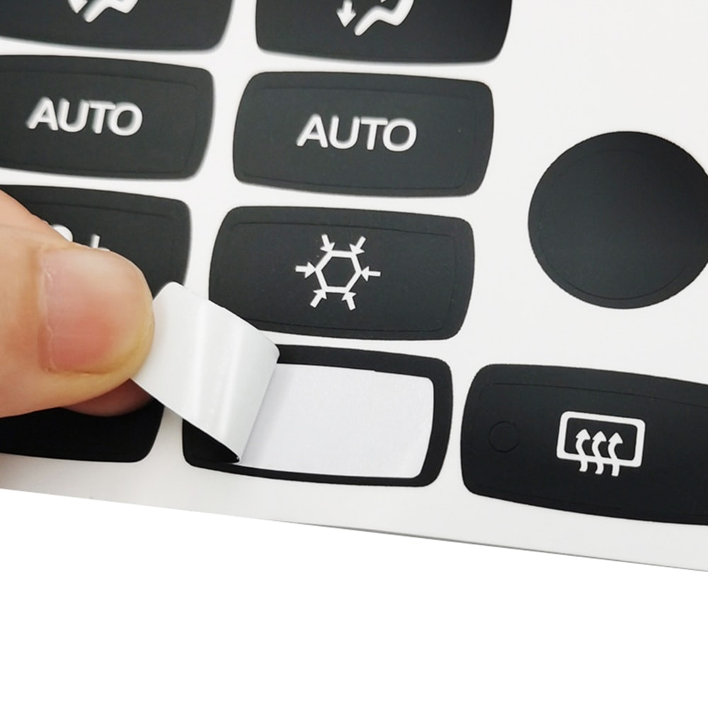 Repair Worn Button Knob Fiat Croma Clima Panel Stickers Decals Automotive Interior Accessories 2