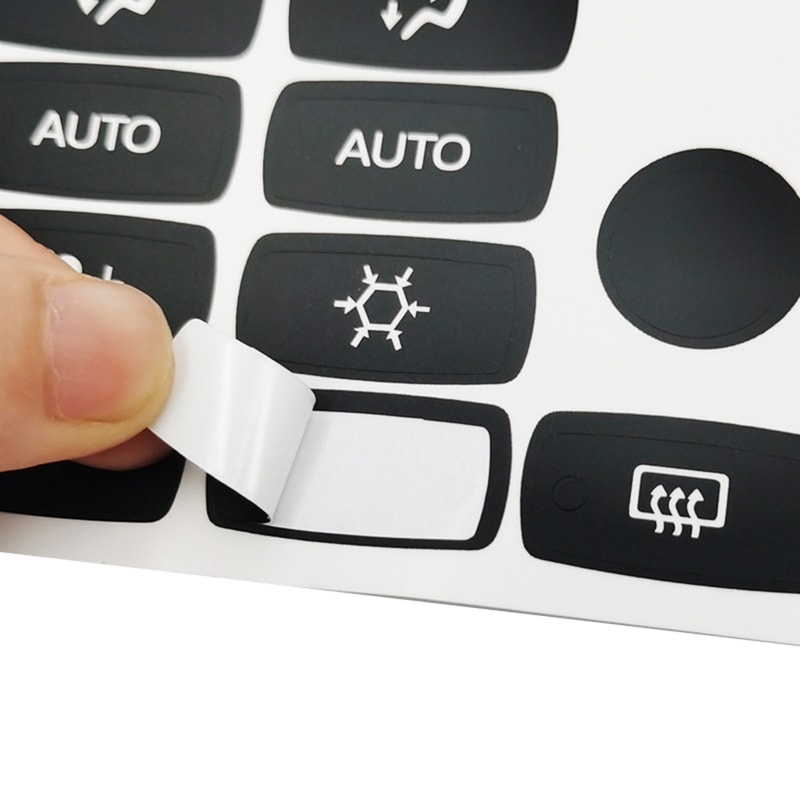 Repair Worn Button Knob Fiat Croma Clima Panel Stickers Decals Automotive Interior Accessories 2