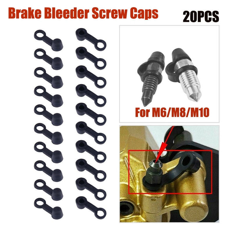 Brake Grease Fitting Oil Nozzle Cap Rubber DustCover Black Motorcycle Car Disc Brake Lower Pump Oil 3