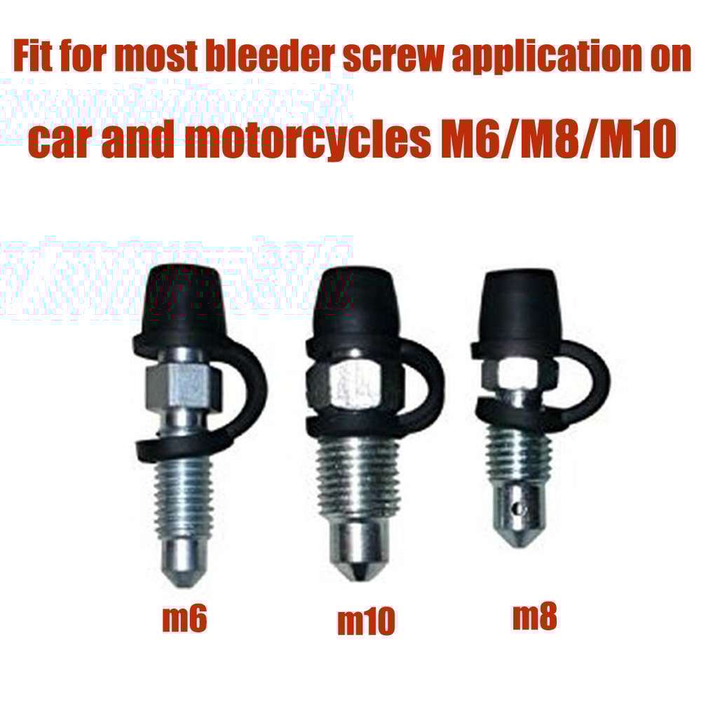 Brake Grease Fitting Oil Nozzle Cap Rubber DustCover Black Motorcycle Car Disc Brake Lower Pump Oil 5