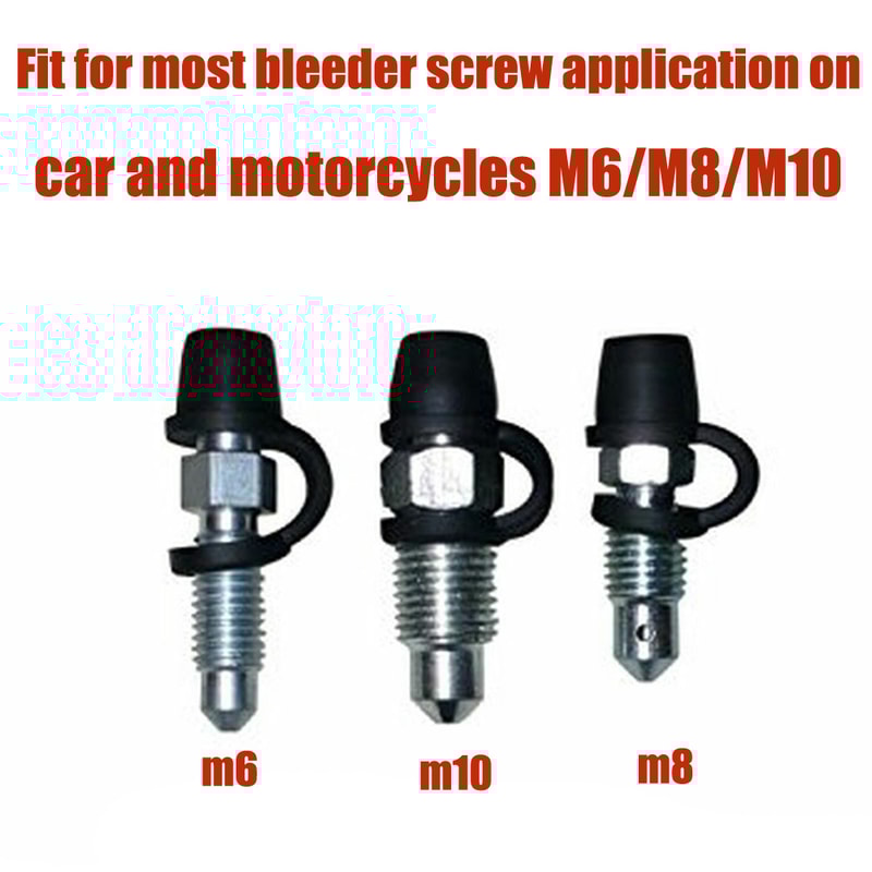 Brake Grease Fitting Oil Nozzle Cap Rubber DustCover Black Motorcycle Car Disc Brake Lower Pump Oil 5