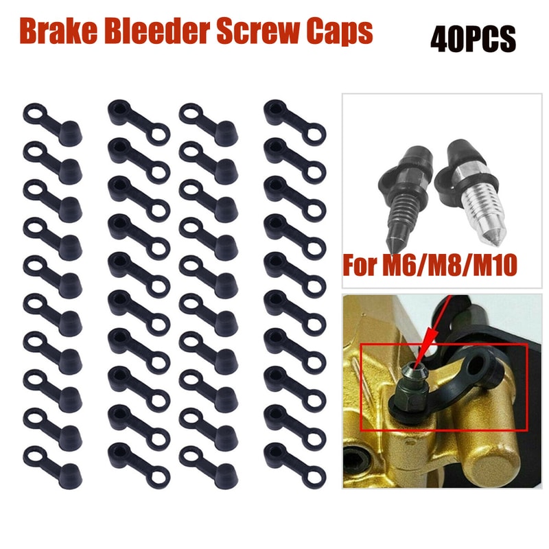 Brake Grease Fitting Oil Nozzle Cap Rubber DustCover Black Motorcycle Car Disc Brake Lower Pump Oil 4