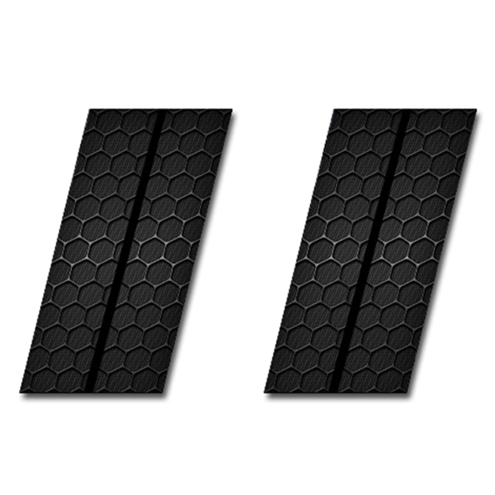 Waterproof Honeycomb BPillar Decal DIY Car Door Post Sticker For Automotive Accessories 5