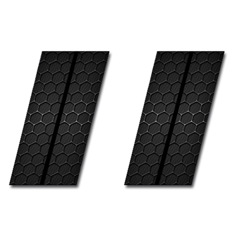 Waterproof Honeycomb BPillar Decal DIY Car Door Post Sticker For Automotive Accessories 5