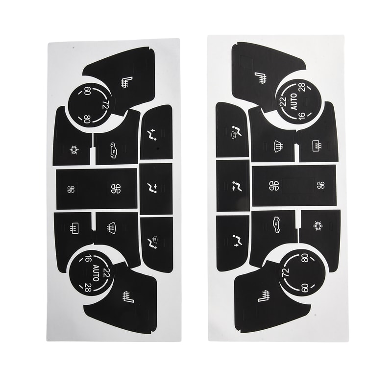 Repair Automotive Parts For Buick Verano And Encore Car Climate Control Button Decals 0