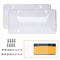 ABS Car License Plate Cover Tinted Tag Shield Protector For Vehicle Exterior 4