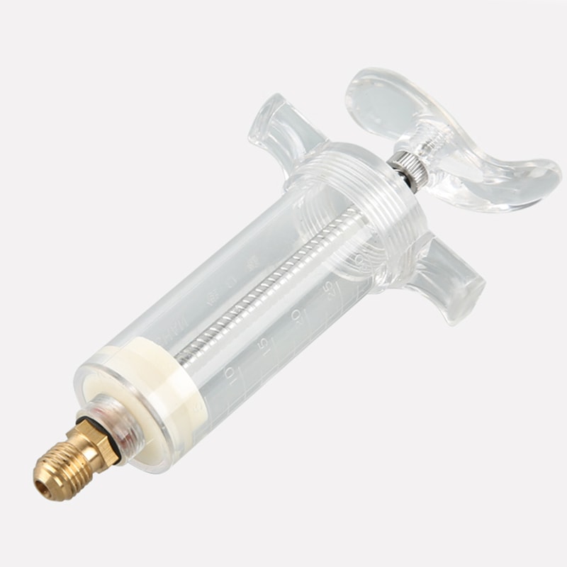Automobiles Parts OilDye Injector Fluorescent Dye Injection With Low Side Quick Coupler Adapter 1