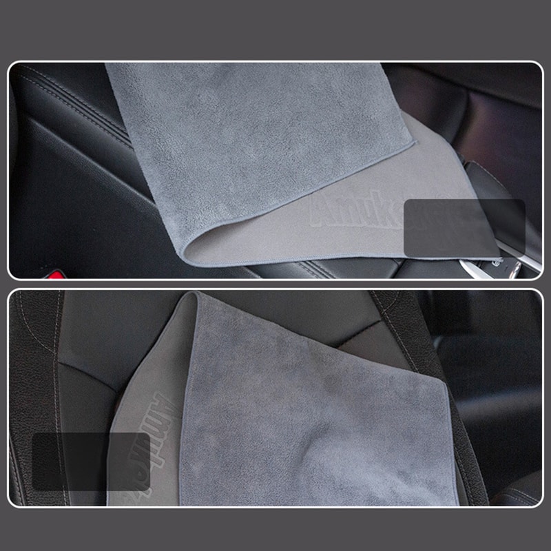 Car Drying Towel, Coral Fleece Cloth, Chamois Leather Cleaning Towel