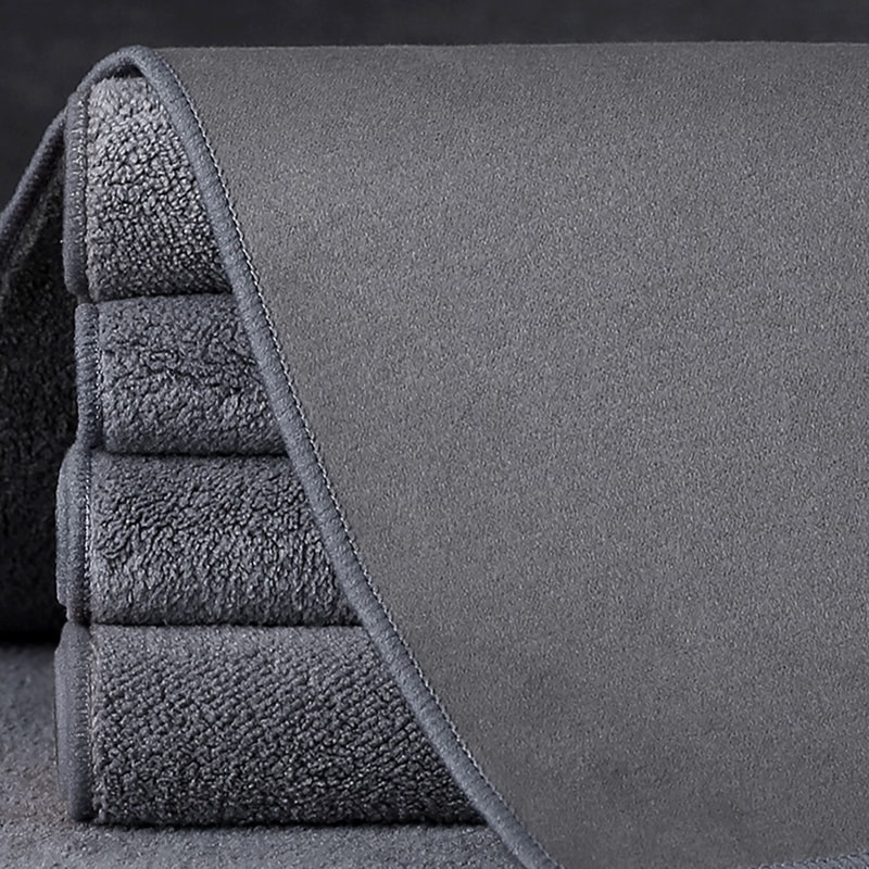 Car Drying Towel, Coral Fleece Cloth, Chamois Leather Cleaning Towel