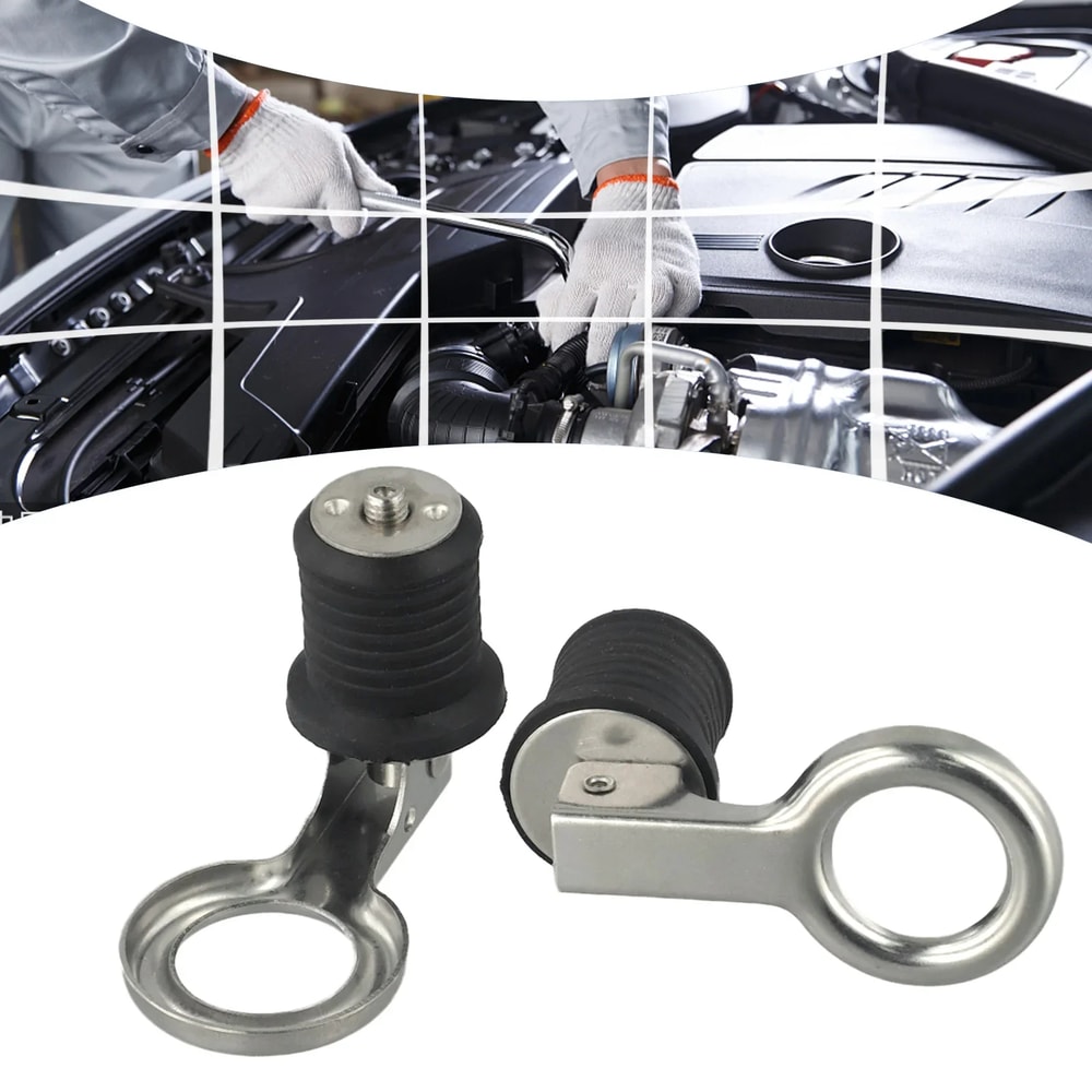 Stainless Steel Snap Flip Boat Hull Drain Plug Marine Drain Plug Rubber Boat Hardware Accessories 1
