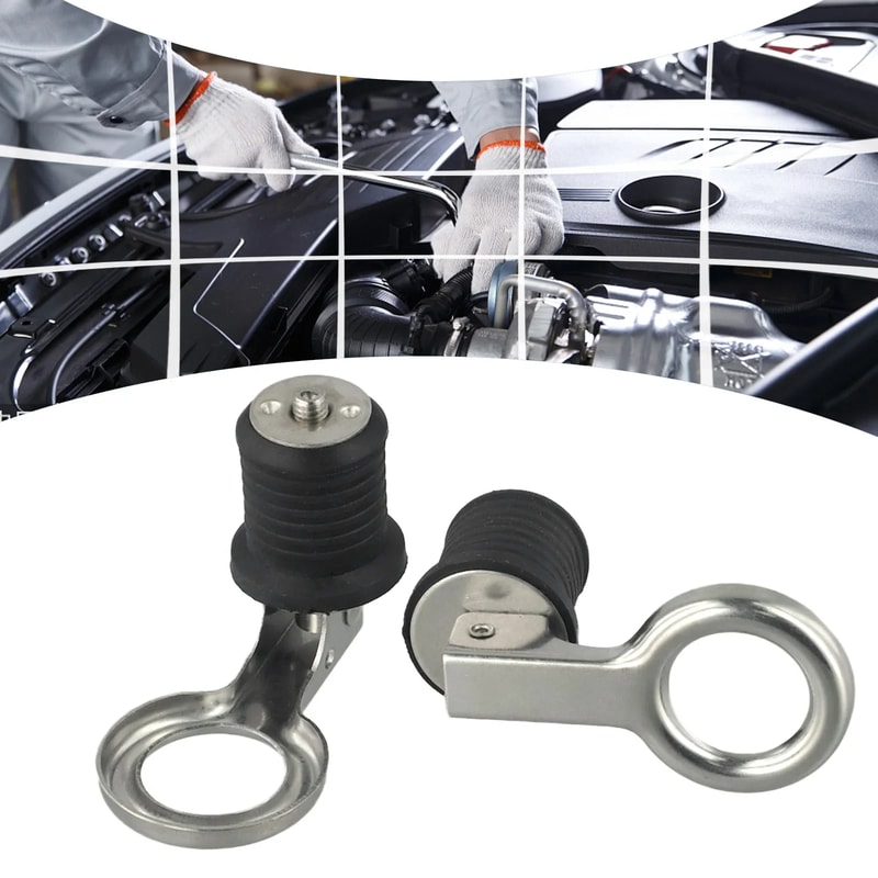 Stainless Steel Snap Flip Boat Hull Drain Plug Marine Drain Plug Rubber Boat Hardware Accessories 1