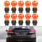 Quartz Glass Clear And Amber Tail Signal Brake Light Bulbs Automotive Brake Light Accessories 0