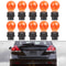Quartz Glass Clear And Amber Tail Signal Brake Light Bulbs Automotive Brake Light Accessories 0