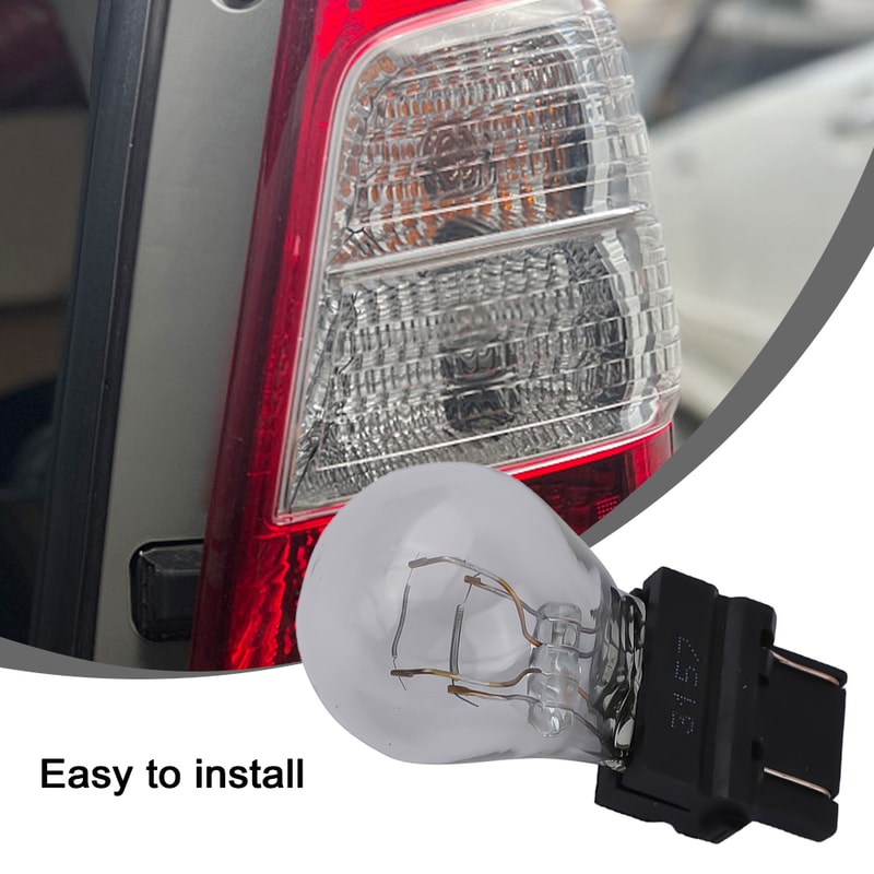 Quartz Glass Clear And Amber Tail Signal Brake Light Bulbs Automotive Brake Light Accessories 2