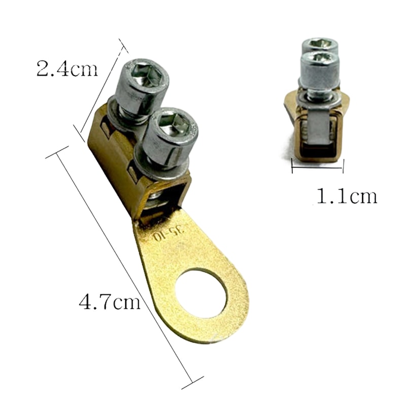 Battery Clamps, Pure Copper Terminal, Car Connector, Thickened Wire Clips