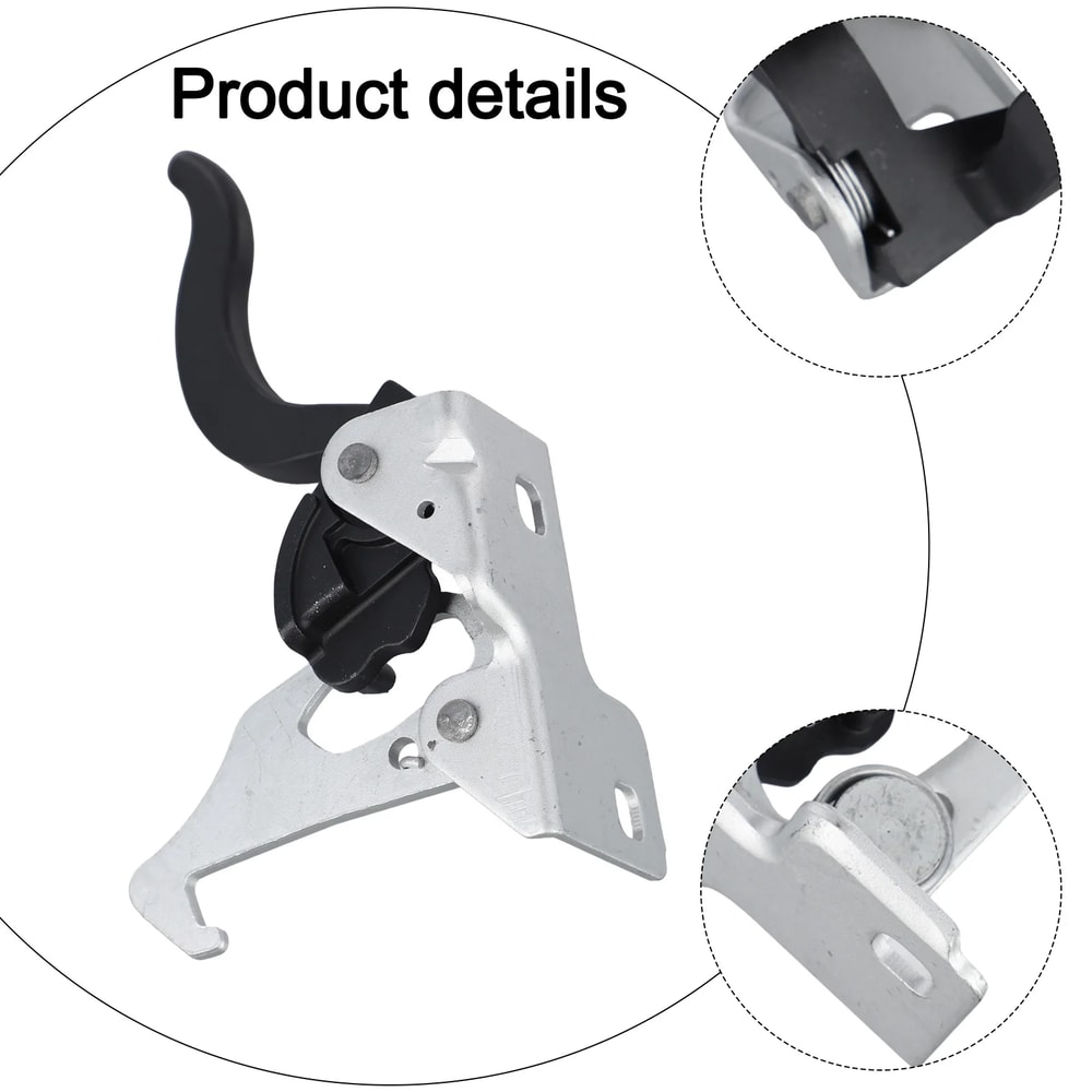 Release Handle Engine Hood Safety Catch Metal Engine Latch Hook Auto Accessories 1