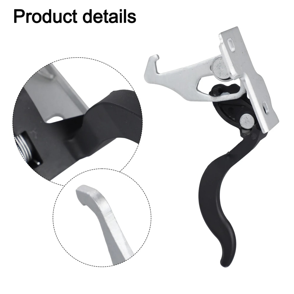 Release Handle Engine Hood Safety Catch Metal Engine Latch Hook Auto Accessories 2