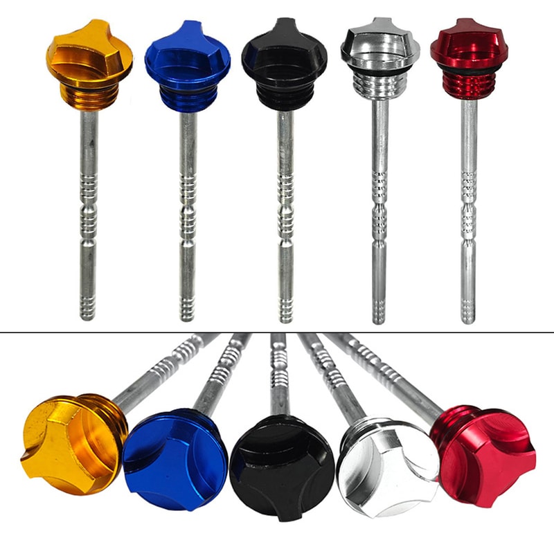 Motorcycle Oil Level Dipstick Accurate Measurement Antislip Design Modification Accessories 0