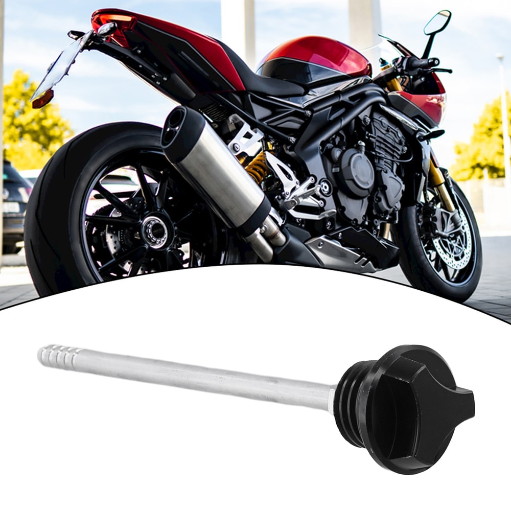 Motorcycle Oil Level Dipstick Accurate Measurement Antislip Design Modification Accessories 3