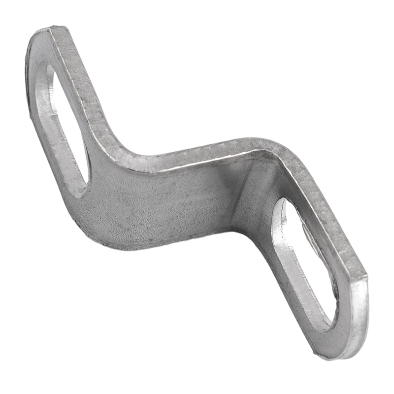Stainless Steel Motorcycle Exhaust Muffler Pipe Clamp Bracket Z Type Mounting Protector Fixed 2