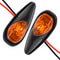 Mini Universal Motorcycle Blinker Lights With Cables Yellow LED Turn Signal Indicator Daytime Runni 0