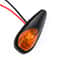 Mini Universal Motorcycle Blinker Lights With Cables Yellow LED Turn Signal Indicator Daytime Runni 4