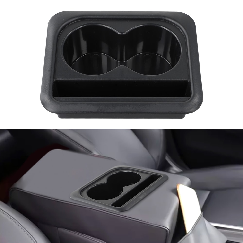 Multifunctional ABS Cup Holder Matte Tea Cup Holder Car Armrest Box Pad Accessories 1