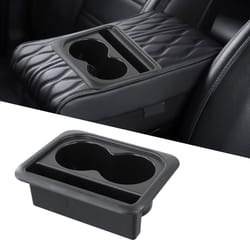 multifunctional abs cup holder, matte tea cup holder car armrest box pad accessories