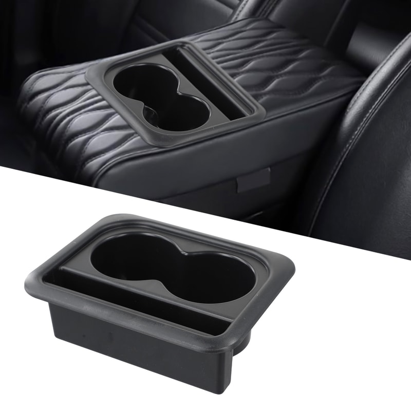 Multifunctional ABS Cup Holder Matte Tea Cup Holder Car Armrest Box Pad Accessories 0